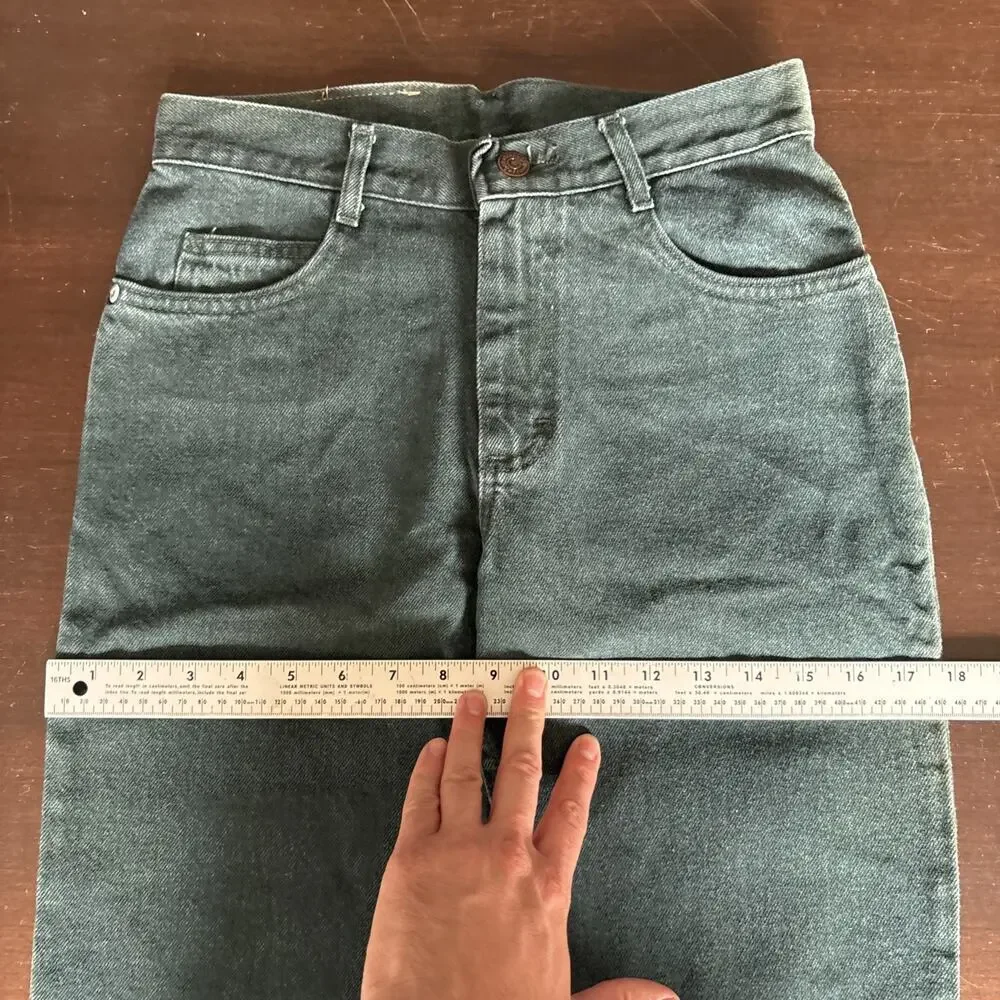 Deadstock Vintage Denim Lee Junior 300 Relaxed Fit Tapered Leg 7 Overdyed Jeans